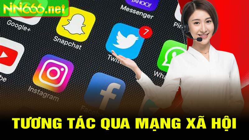 Tương tác qua mạng xã hội